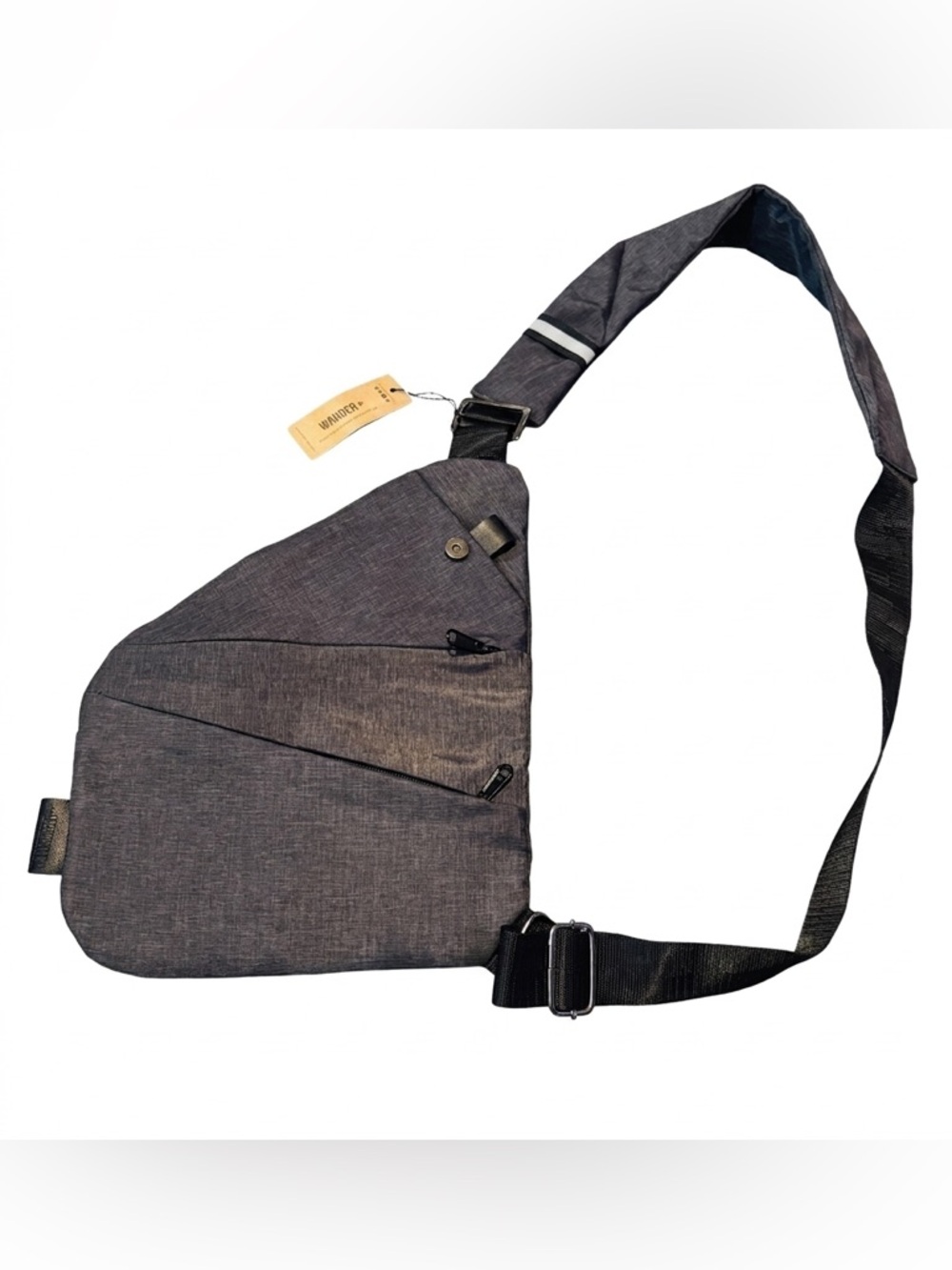 NWT Wander+ Anti-Theft Slim Sling Bag - Gray Crossbody Travel Bag